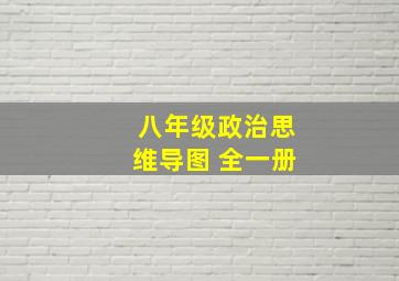 八年级政治思维导图 全一册